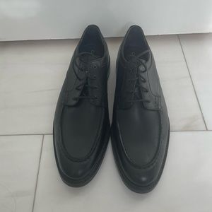 These are black leather Cole Haan dress shoes that I only wore once.
